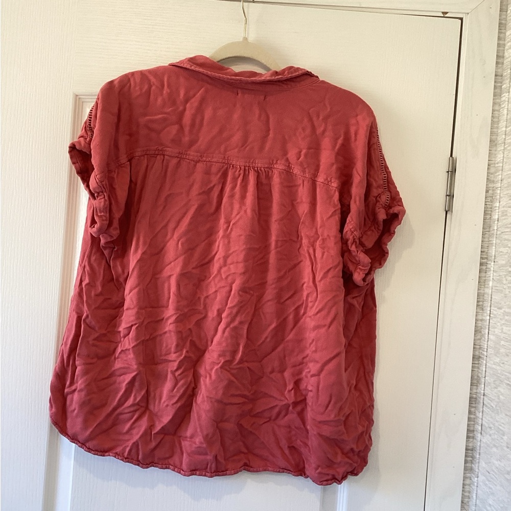 Maurices pink Button-Down Shirt size 2XL EUC - Picture 3 of 3